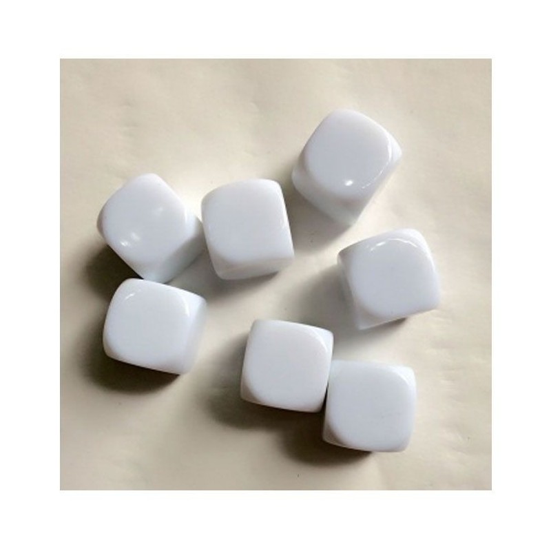 Blackfire Blank 16mm Dice (15pcs)