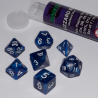 Blackfire Dice - 16mm Role Playing Dice Set - Blizzard Blue (7 Dice)