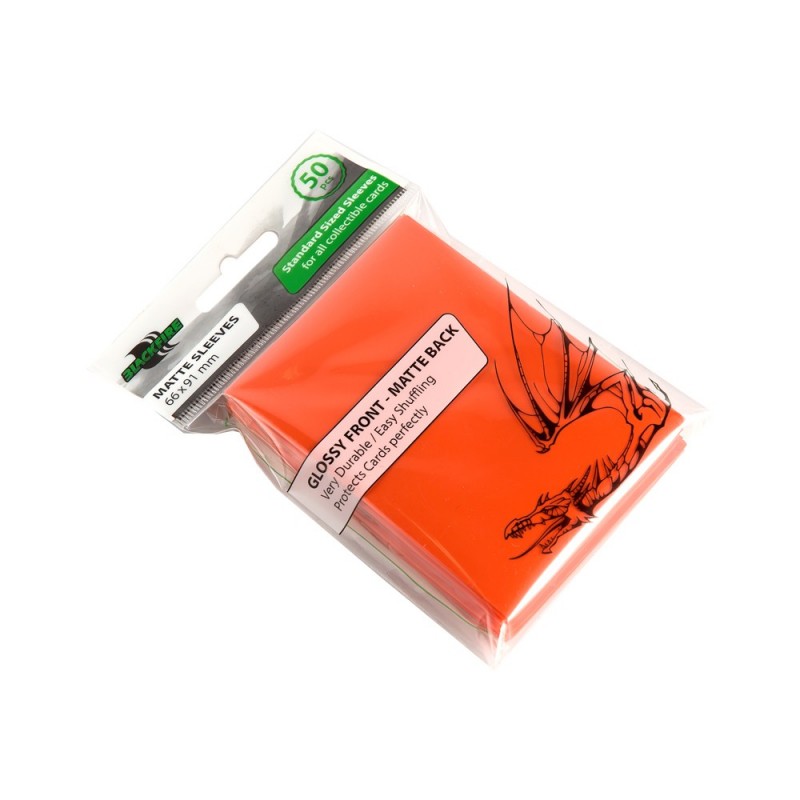 Blackfire Standard Sleeves - Orange - 50 Pcs
