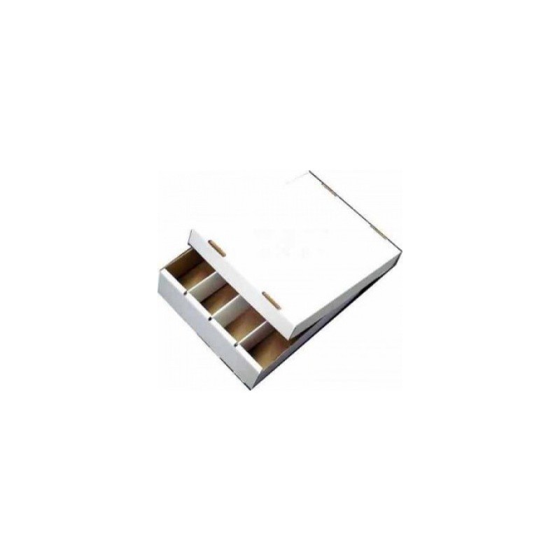 Cardbox / Fold-out Box with Lid for Storage of 4.000 Cards