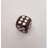Dado D6 16 mm - Castanho