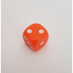 Dado D6 16 mm - Laranja