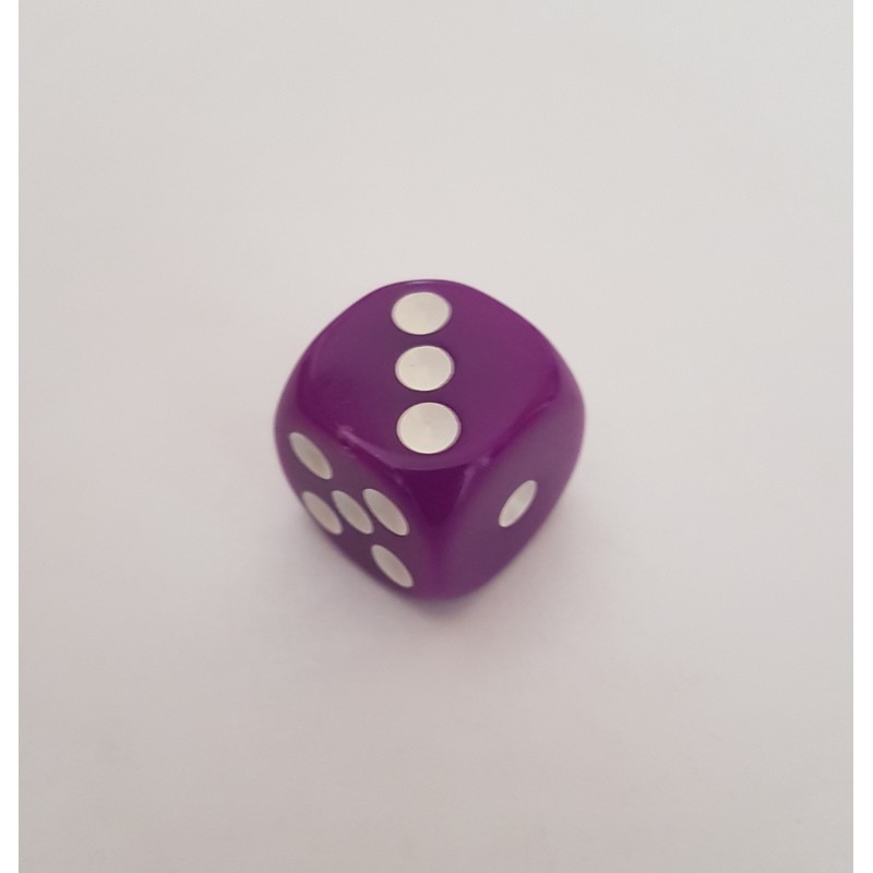 Dado D6 16 mm - Roxo