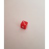 Dado D6 5mm - Vermelho
