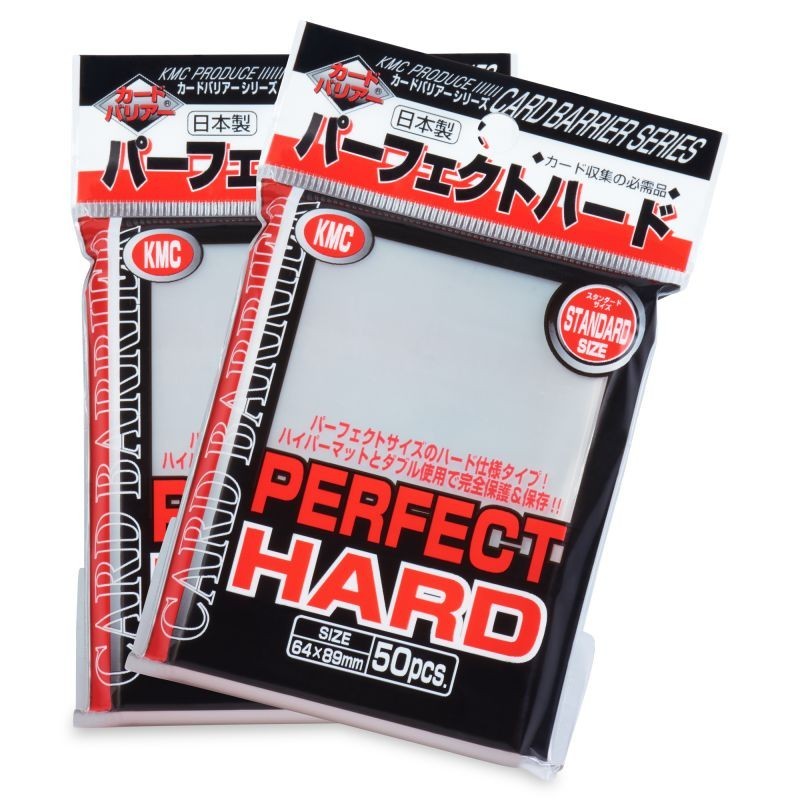 KMC Standard Sleeves - Perfect Hard (64x89mm) - 50 Pcs