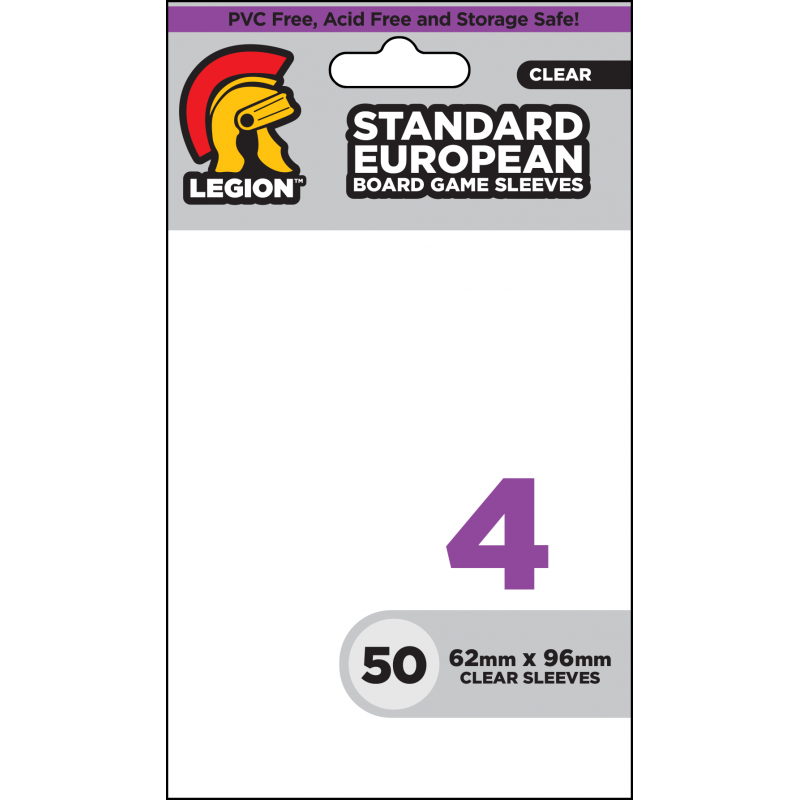 Legion - Board Game Sleeve 4 - European (62x96mm) - 50 Pcs
