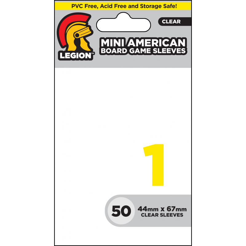 Legion - Board Game Sleeve 1 - Mini American (44x67mm) - 50 Pcs