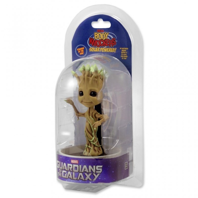 Marvel Guardians Of The Galaxy - Dancing Groot Solar Powered Body Knocker 15cm
