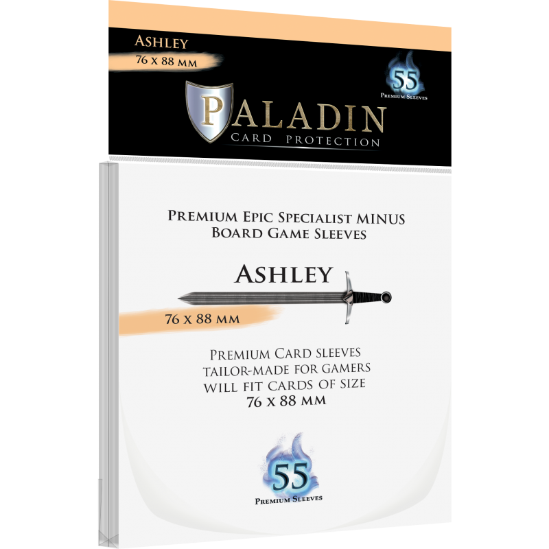 Paladin Sleeves - Ashley (76x88mm) - 55 Pcs
