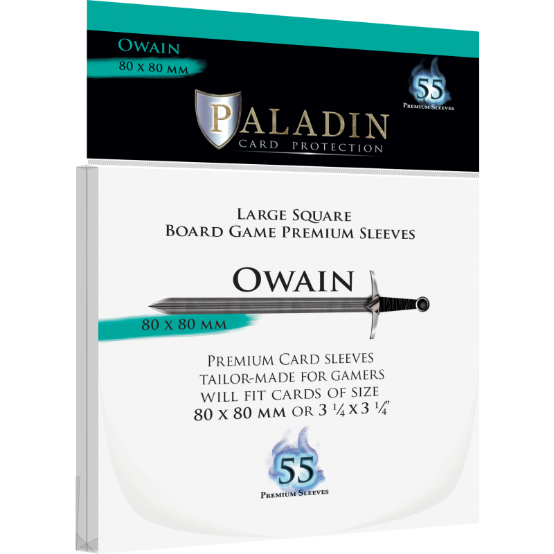 Paladin Sleeves - Owain (80x80mm) - 55 Pcs