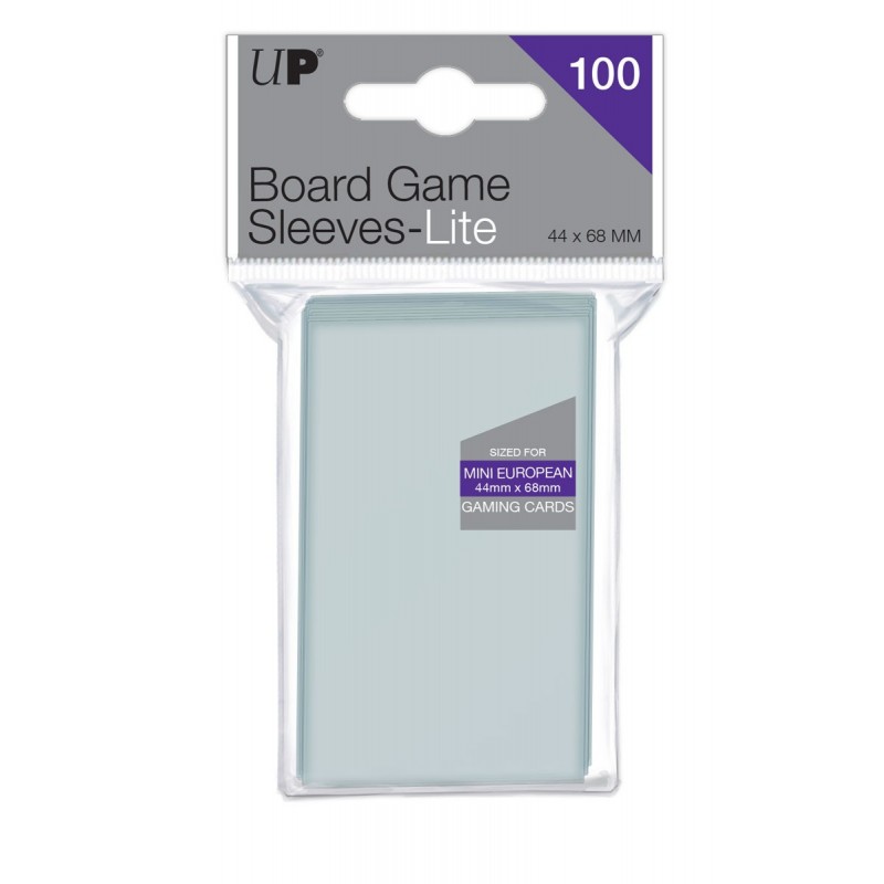 UP - Lite Board Game Sleeves - Mini European (44x68mm) - 100 Pcs