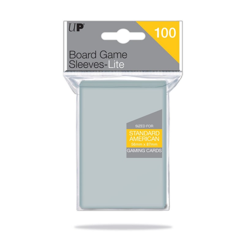 UP - Lite Board Game Sleeves - Standard American (56x87mm) - 100 Pcs