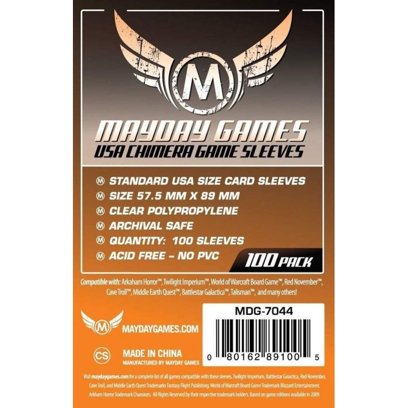 Mayday - USA Chimera Card Sleeves (57.5x89mm) - 100 Pcs