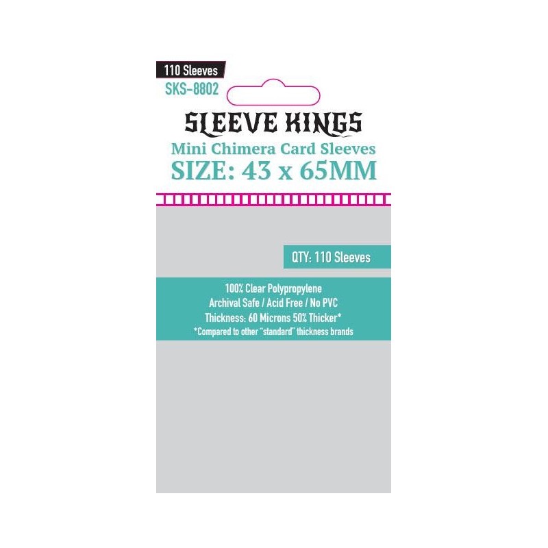 Sleeve Kings - Mini Chimera Card Sleeves (43x65mm) - 110 Pcs