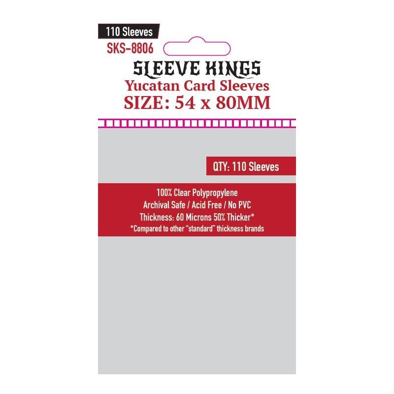 Sleeve Kings - Yucatan Card Sleeves (54x80mm) - 110 Pcs