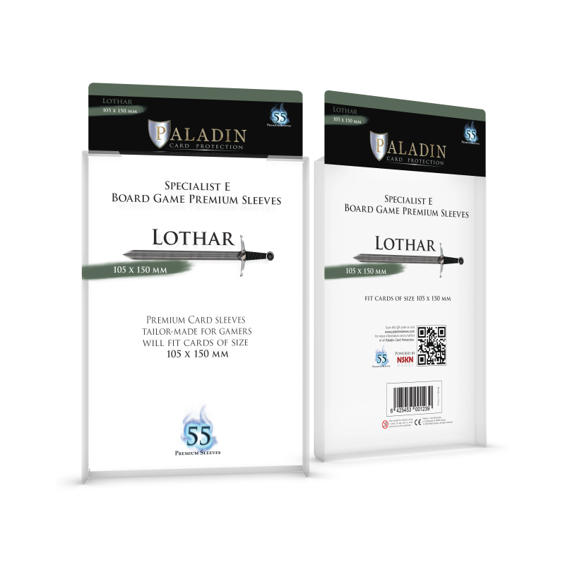 Paladin Sleeves - Lothar (105x150mm) - 55 Pcs