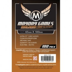 65x100 mm - Mayday Games Sleeves, Magnum Copper, 100 Pcs,