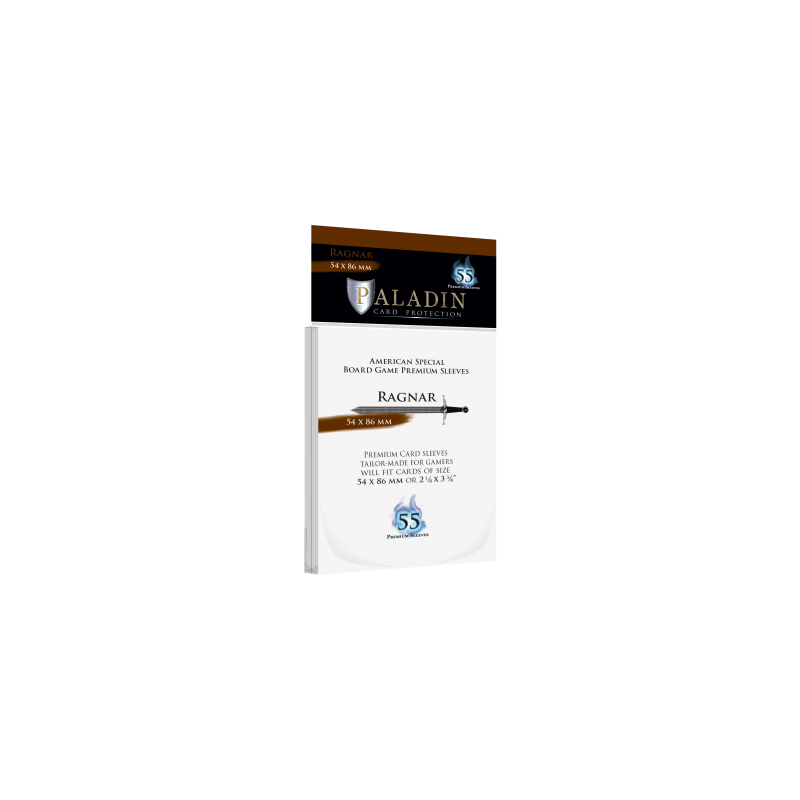 54x86 mm - Paladin Sleeves, Ragnar Premium, American Special, 55 Pcs.