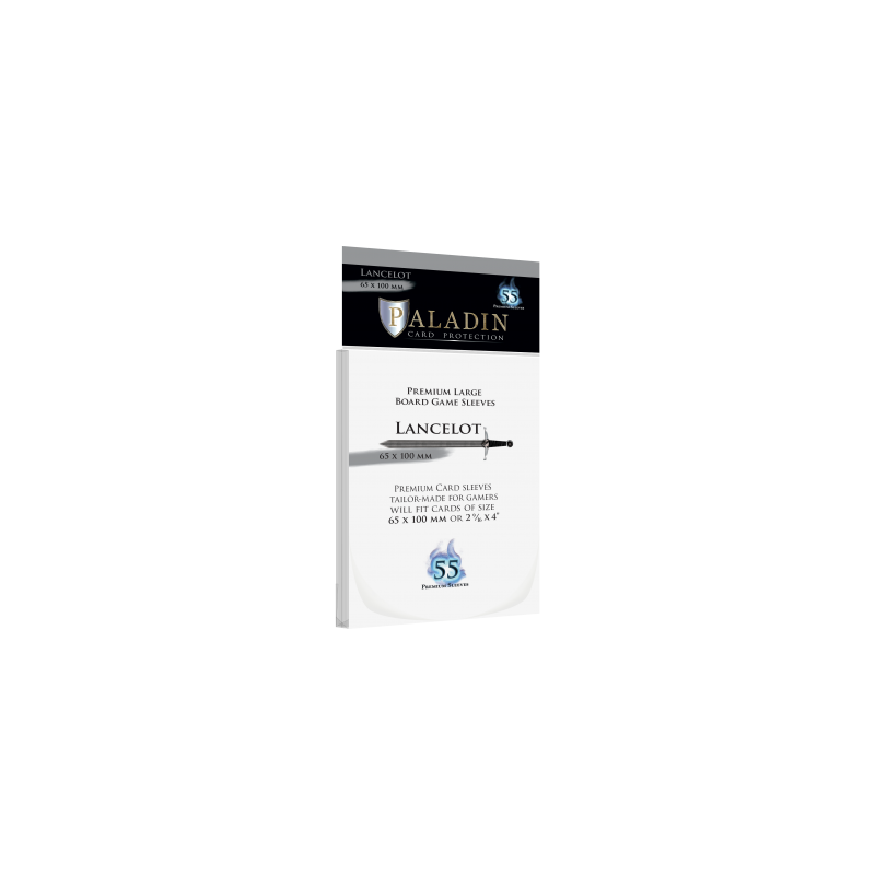 65x100 mm - Paladin Sleeves, Lancelot Premium Large, 55 Pcs.