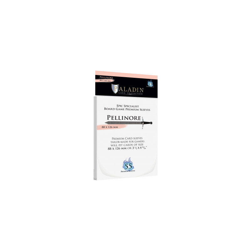 88x126 mm - Paladin Sleeves, Pellinore Premium, Epic Specialist, 55 Pcs.