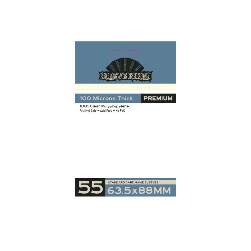 63,5x88 mm - Sleeve Kings Sleeves, Standard Premium, 55 Pcs.
