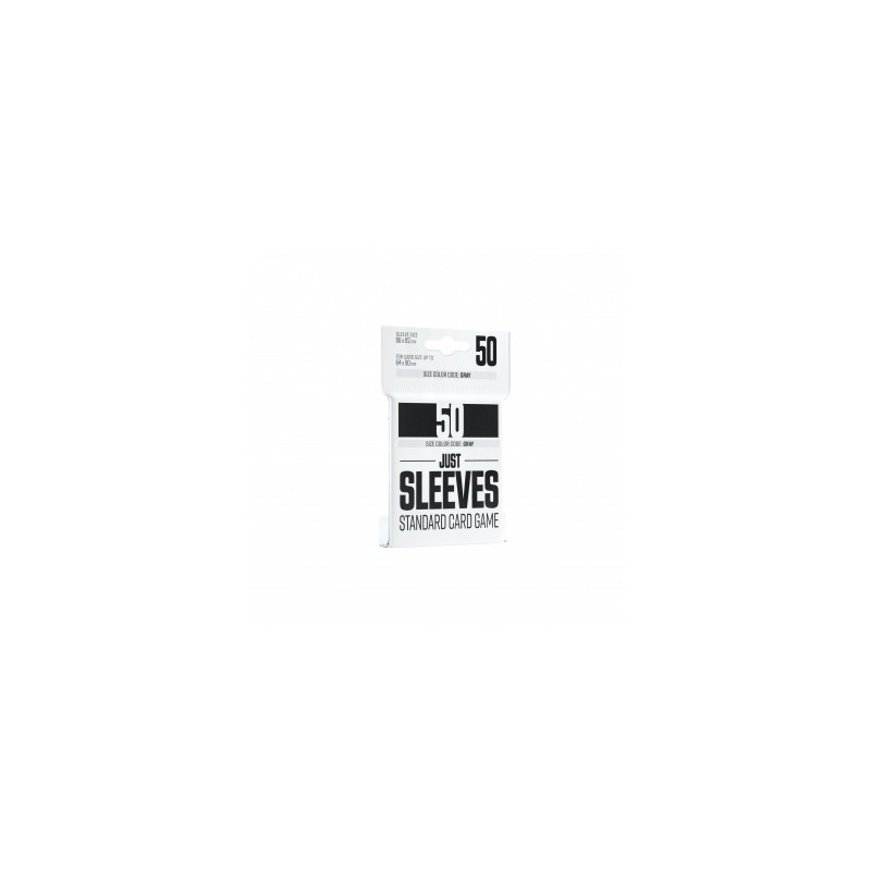 64x90 mm - Just Sleeves, Standard Size Black, 50 Pcs.