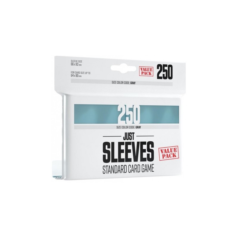 64x90 mm - Just Sleeves, Value Pack Clear, 250 Pcs.
