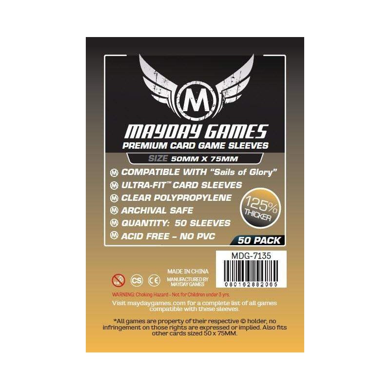 Mayday - "Sails of Glory" Card Sleeves (50x75mm) - 100 Pcs | Jubilant Sunday