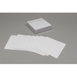 Cartas brancas 70x70mm - 60Pcs