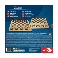 Deluxe Wooden - Chess & Checkers