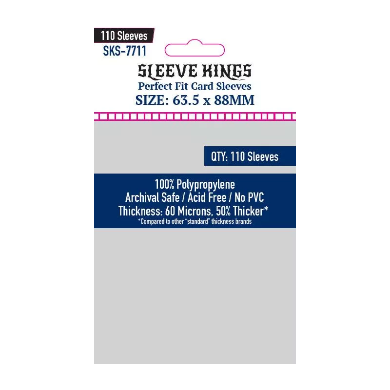 Sleeve Kings - Card Game Card Sleeves (63.5x88mm) - 110 Pcs | Jubilant Sunday